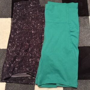 Target Women's Athletic Shorts - Black and Teal